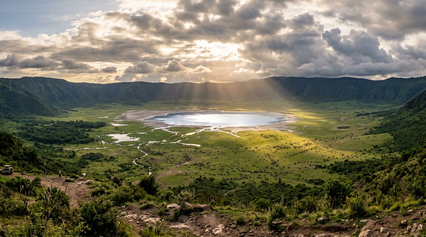 Ngorongoro Crater → Serengeti